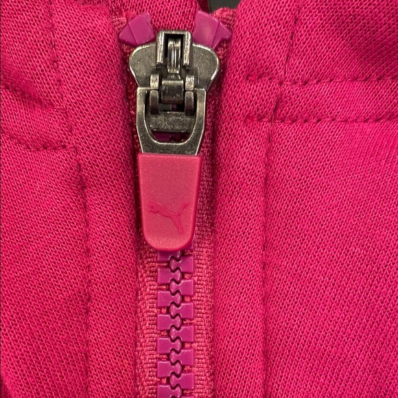 Puma Pink and White Hooded Jacket with Sporty Style - Picture 12 of 15